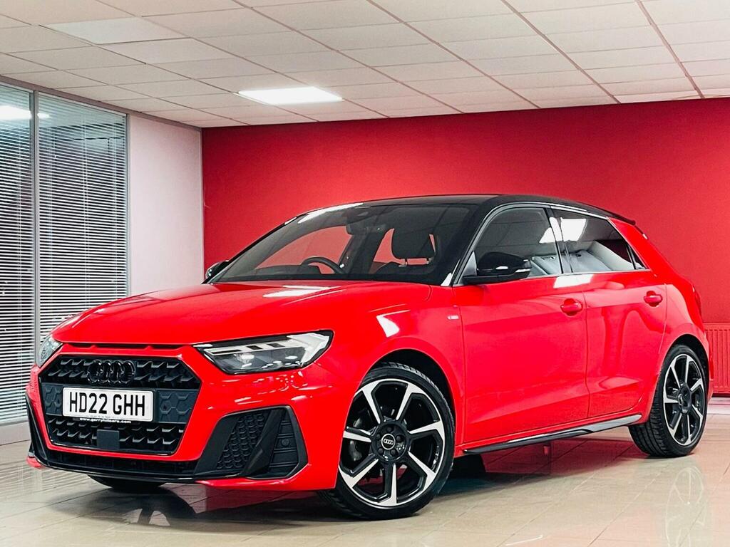 Audi A1 Hatchback 1.5 Tfsi 35 Black Edition Sportback S Tr GIL8299 Red #2