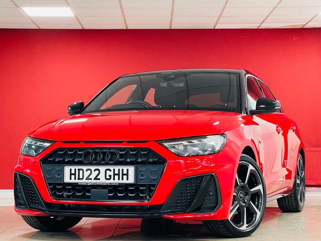 Audi A1 Hatchback 1.5 Tfsi 35 Black Edition Sportback S Tr GIL8299 Red #4