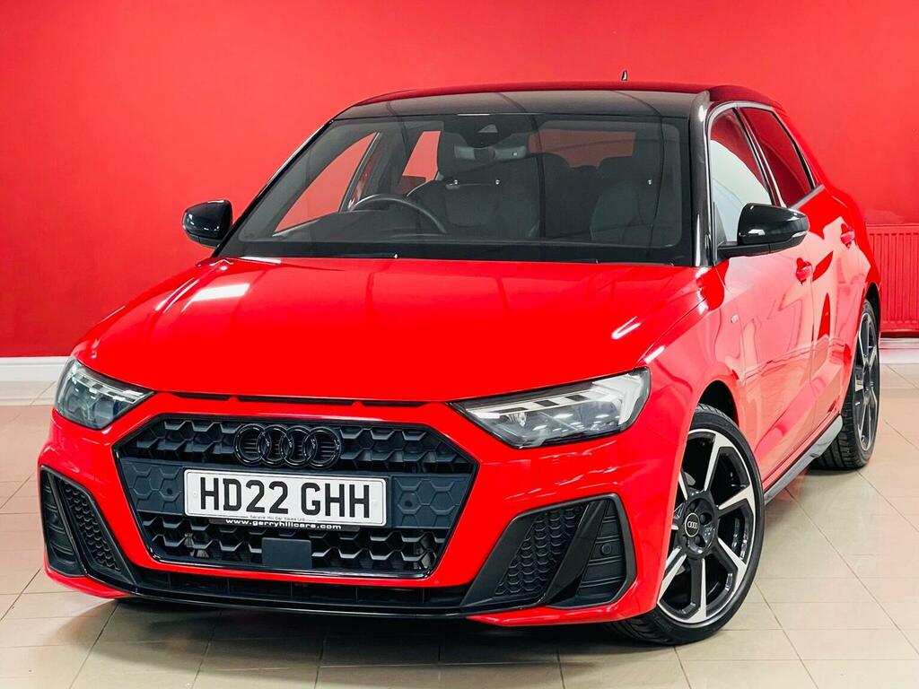 Audi A1 Hatchback 1.5 Tfsi 35 Black Edition Sportback S Tr GIL8299 Red #5