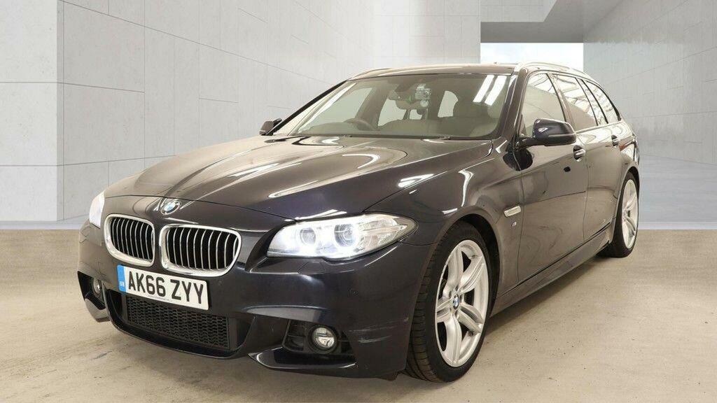 BMW 5 Series Estate 3.0 535D M Sport Touring Euro 6 Ss Black #2