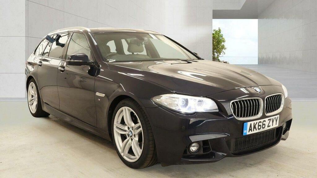 BMW 5 Series Estate 3.0 535D M Sport Touring Euro 6 Ss Black