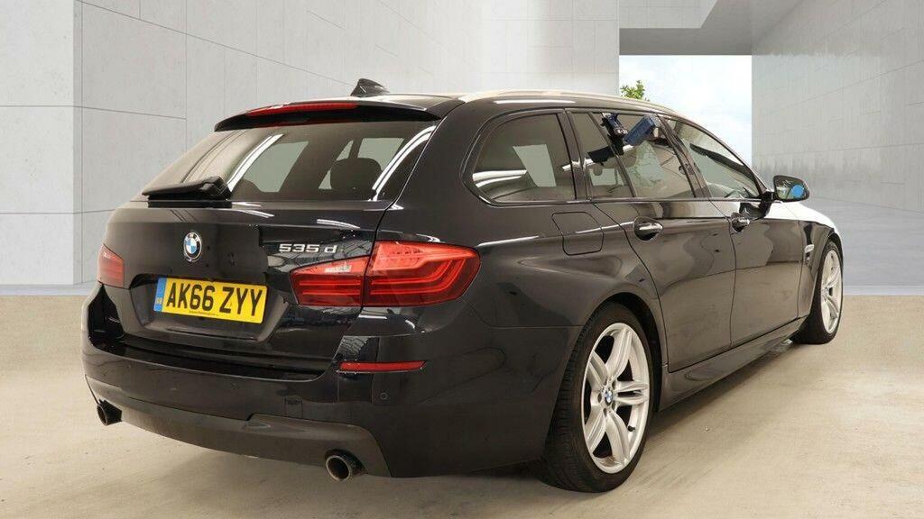 BMW 5 Series Estate 3.0 535D M Sport Touring Euro 6 Ss Black #4