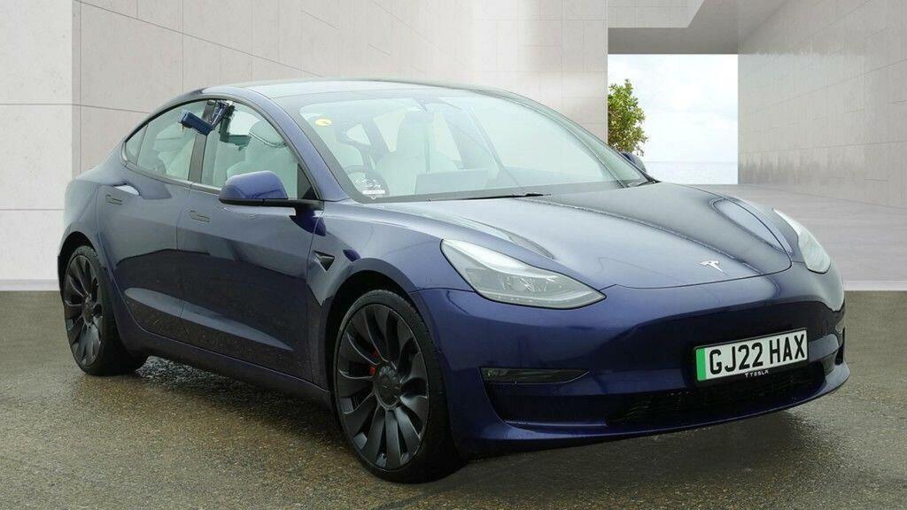 Tesla Model 3 Saloon Dual Motor Performance 4Wde Per Blue #2