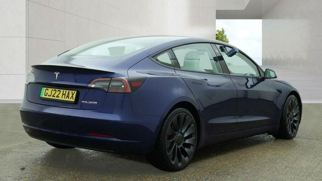 Tesla Model 3 Saloon Dual Motor Performance 4Wde Per Blue #4