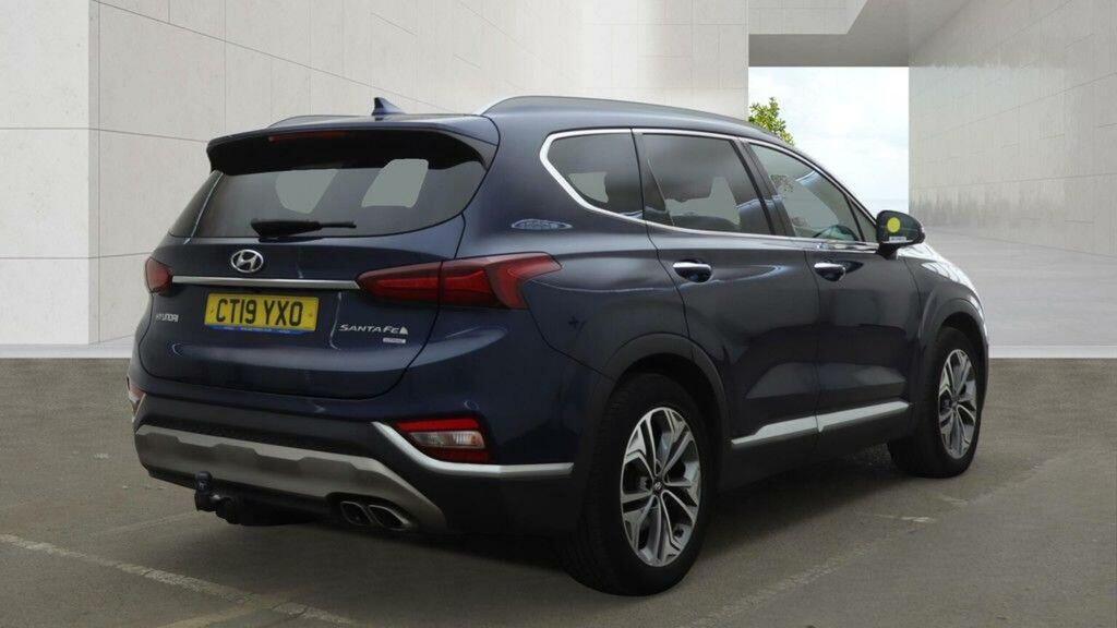 Hyundai Santa Fe 2.2 Crdi Premium Se 4Wd Euro 6 Ss 7 Se Blue #4