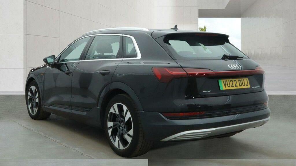 Audi E-tron Suv 55 Sport Quattro 95Kwh 11Kw Charger Black #3