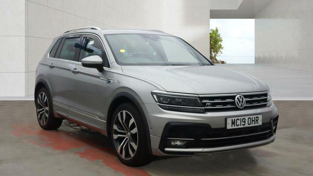 Volkswagen Tiguan 2.0 Tdi R-line Tech Dsg 4Motion Euro 6 Ss Silver #3