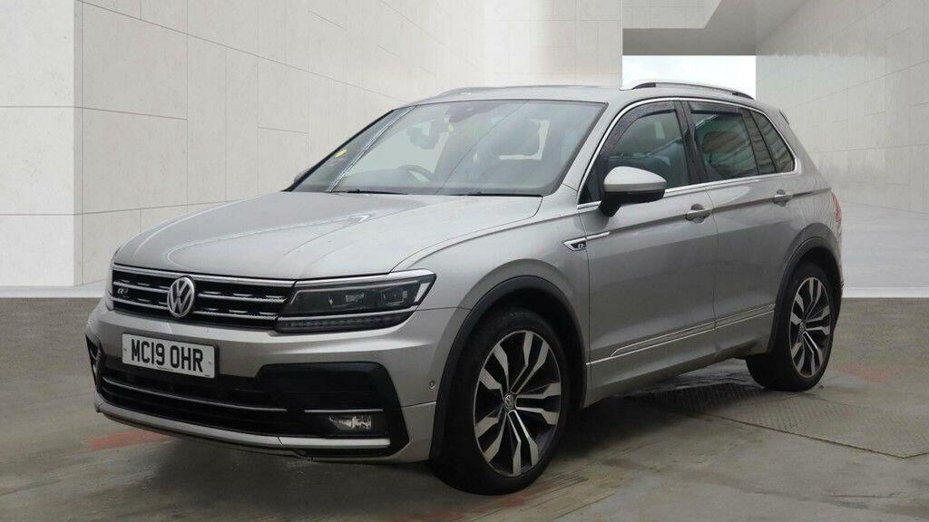 Volkswagen Tiguan 2.0 Tdi R-line Tech Dsg 4Motion Euro 6 Ss Silver #4