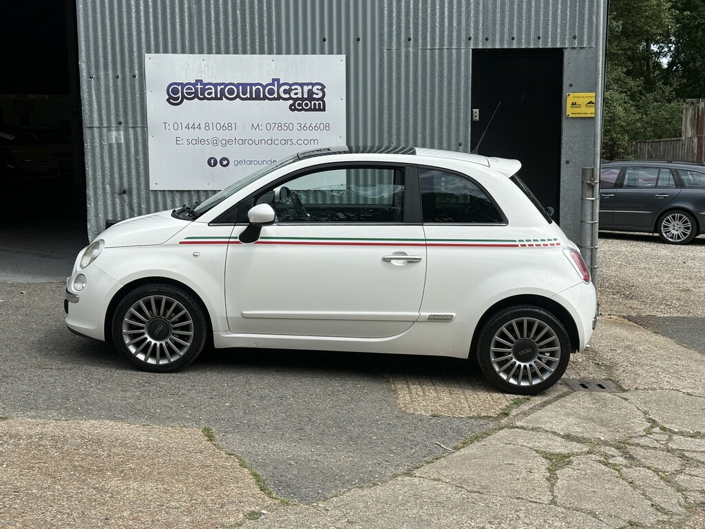 Fiat 500 Hatchback 1.4 Sport 200808 GU08UVD White #4