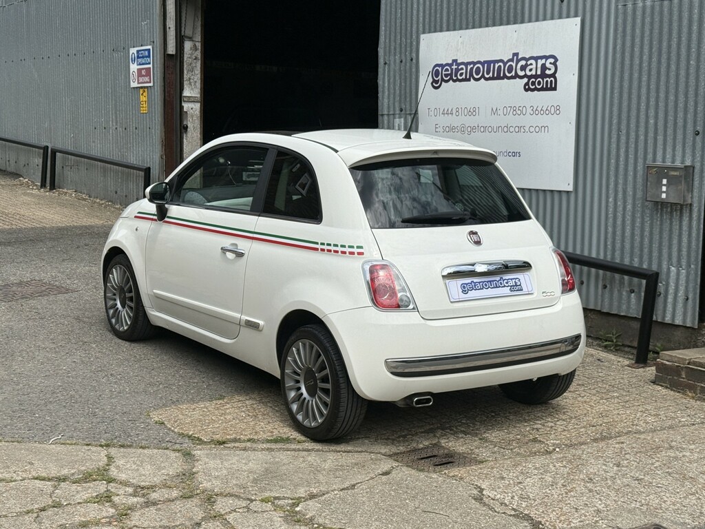 Fiat 500 Hatchback 1.4 Sport 200808 GU08UVD White #3