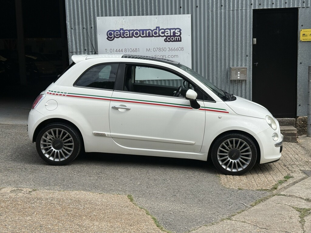 Fiat 500 Hatchback 1.4 Sport 200808 GU08UVD White #2