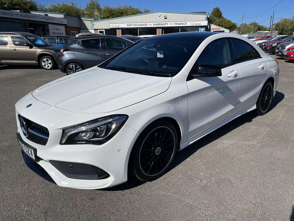 Mercedes-Benz CLA Class 2.1 Cla220d Amg Line Night Edition White
