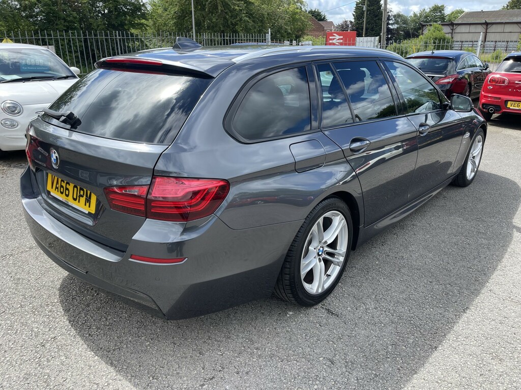 BMW 5 Series 2.0 520D M Sport Touring Grey #3