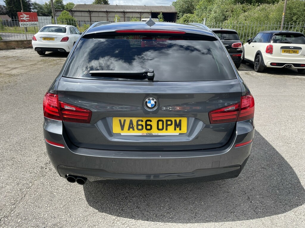 BMW 5 Series 2.0 520D M Sport Touring VA66OPM Grey #5