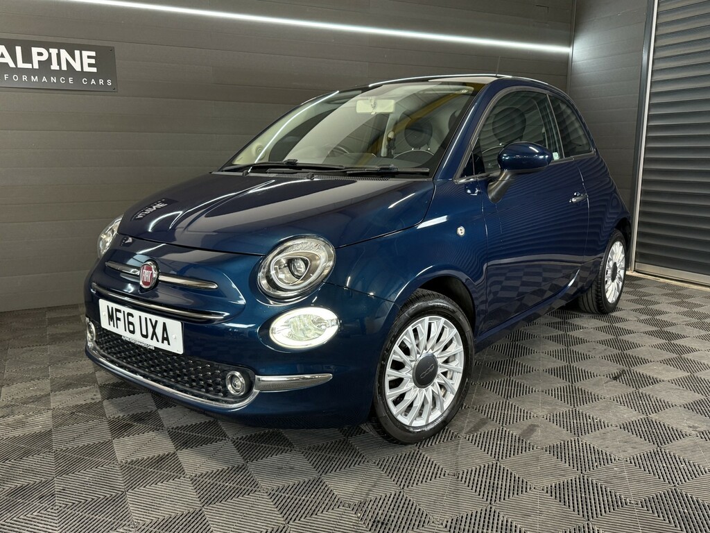 Fiat 500 1.2 500 My17 1.2 69Hp Lounge Blue