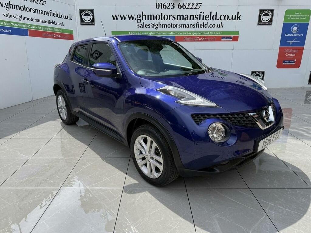 Nissan Juke Suv 1.6 N-connecta Xtron Euro 6 201616 YE16FZZ Blue