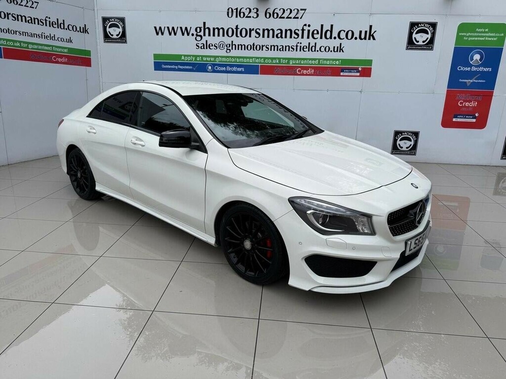 Mercedes-Benz CLA Class Saloon 2.1 Cla220 Cdi Amg Sport Coupe 7G-dct Euro White
