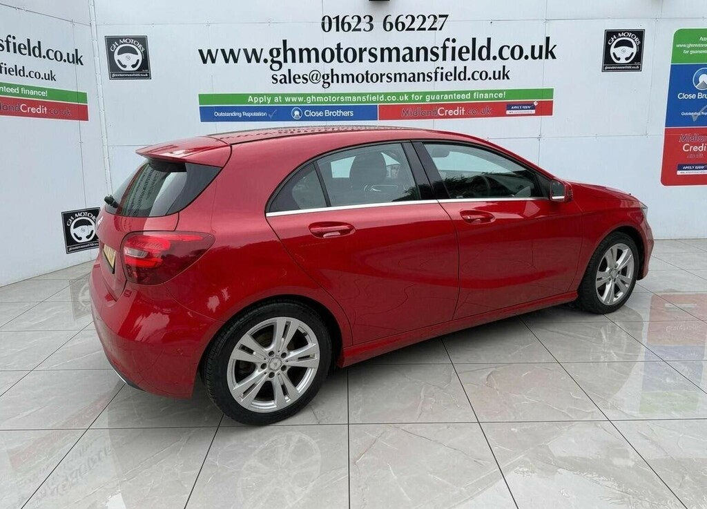 Mercedes-Benz A Class Hatchback 1.5 A180d Sport Executive Euro 6 Ss LR17YCF Red #3