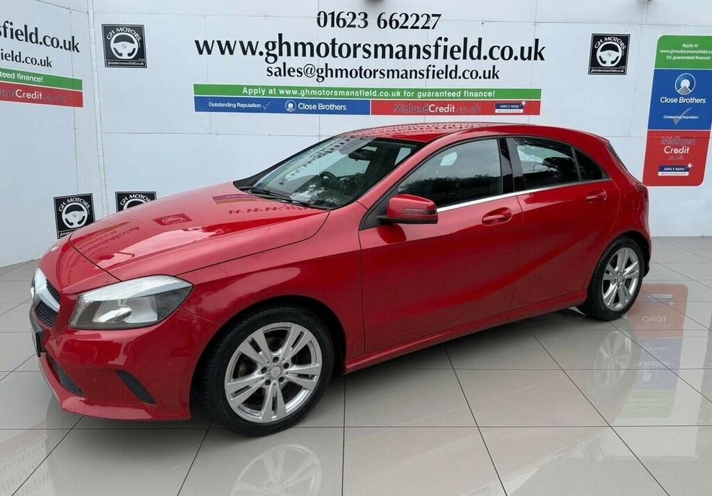 Mercedes-Benz A Class Hatchback 1.5 A180d Sport Executive Euro 6 Ss LR17YCF Red #5