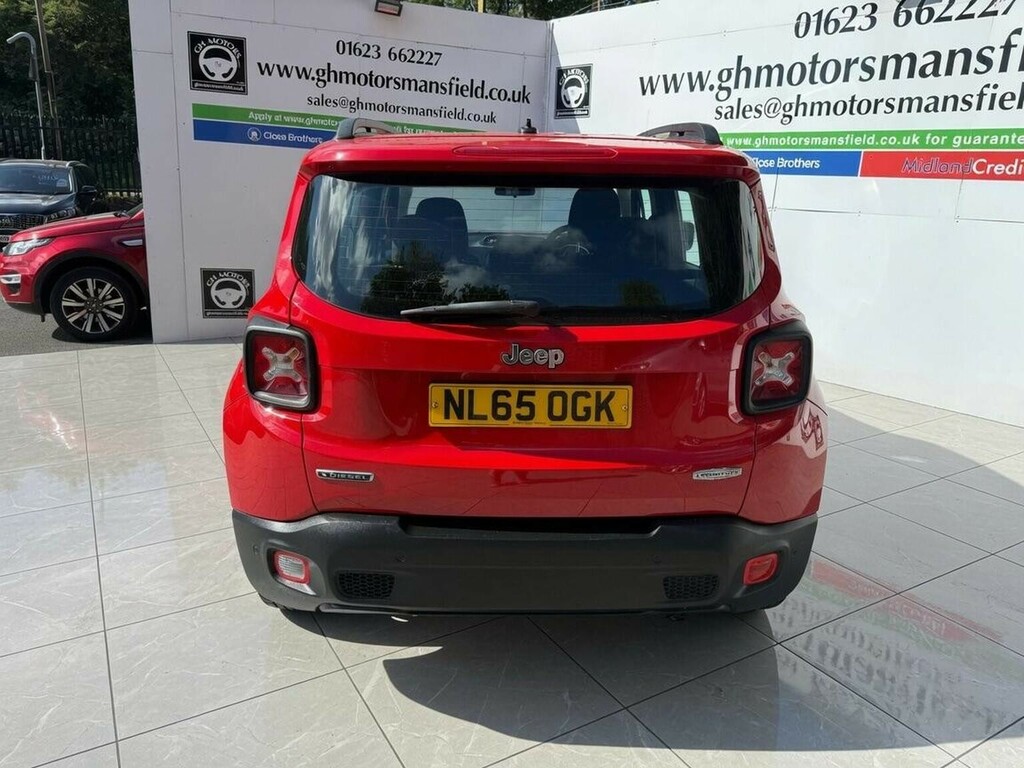 Jeep Renegade Suv 1.6 Multijetii Longitude Euro 6 Ss 201 NL65OGK Red #5