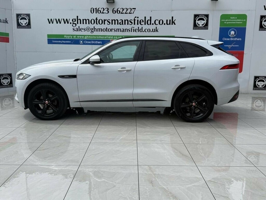 Jaguar F-Pace Suv 2.0 D180 R-sport Awd Euro 6 Ss 20 SR68ORS White #3