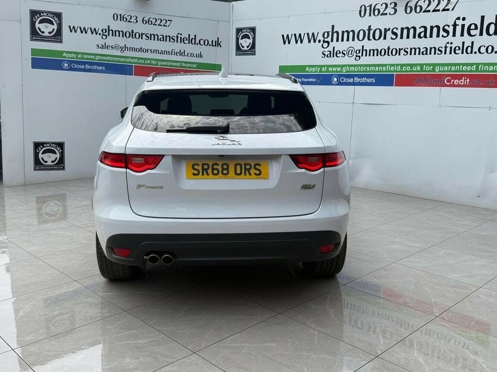 Jaguar F-Pace Suv 2.0 D180 R-sport Awd Euro 6 Ss 20 SR68ORS White #4
