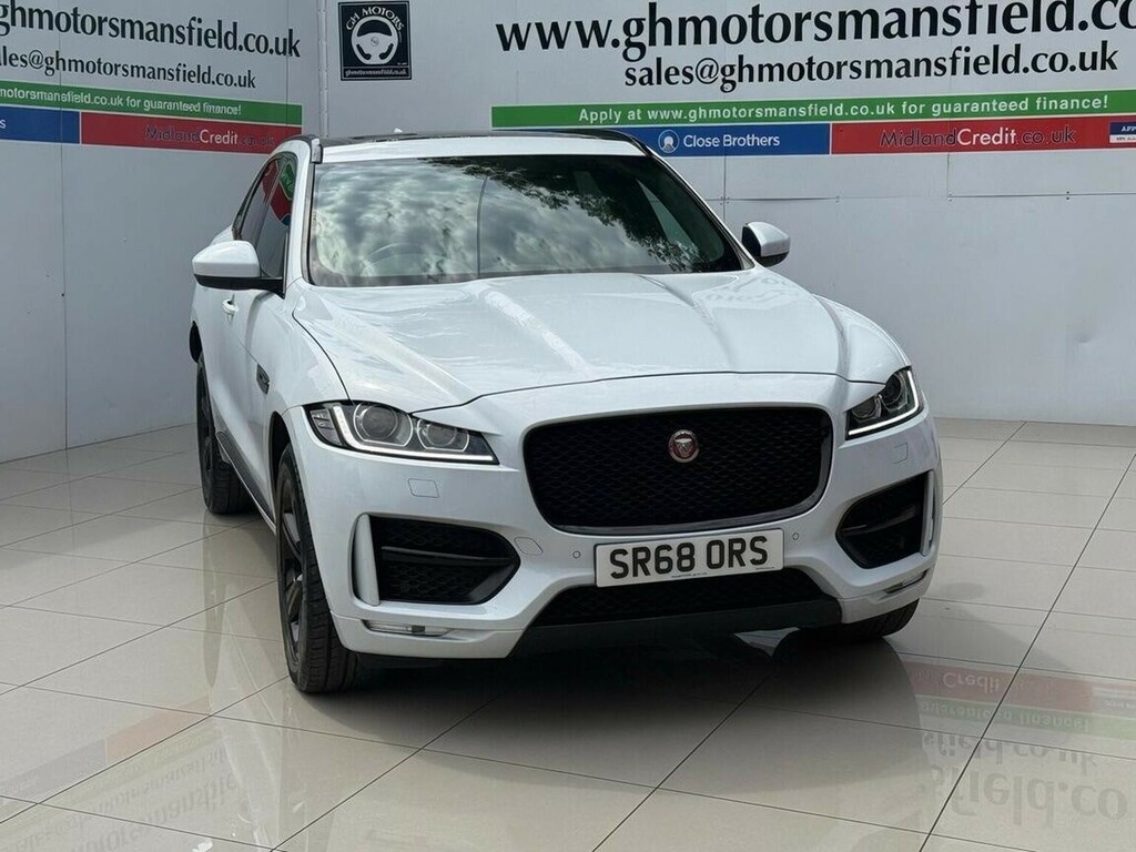 Jaguar F-Pace Suv 2.0 D180 R-sport Awd Euro 6 Ss 20 SR68ORS White #2