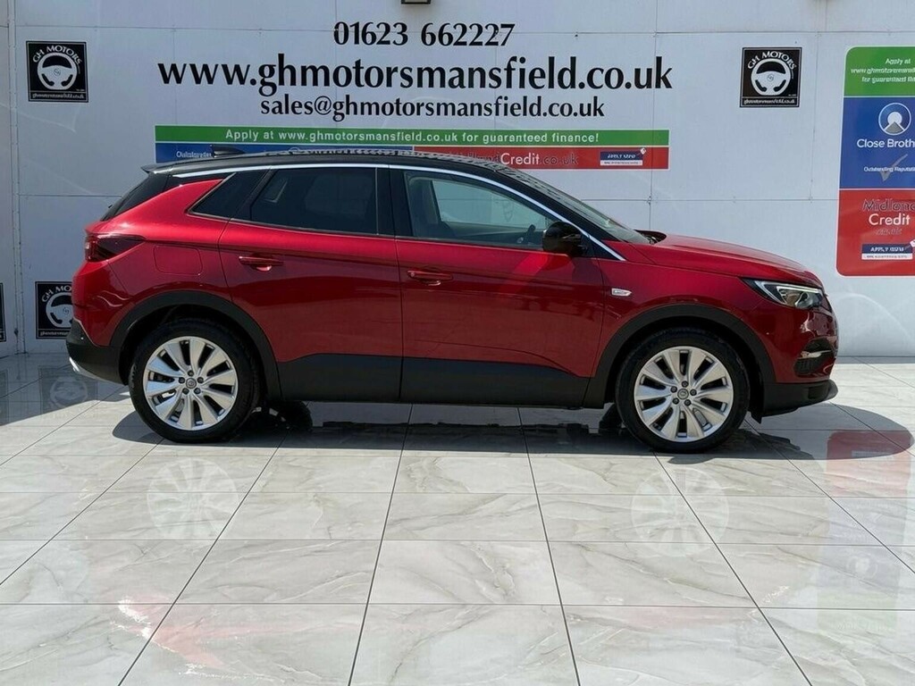 Vauxhall Grandland X Suv 1.2 Turbo Elite Nav Euro 6 Ss 202 YW69BNK Red #2