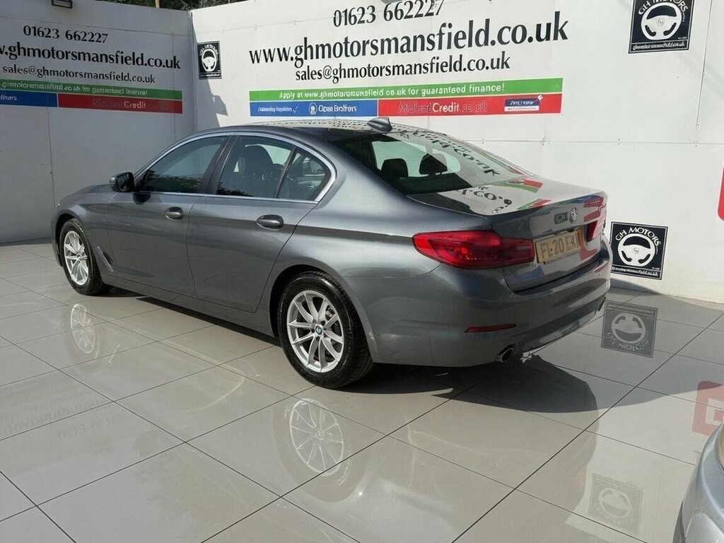 BMW 5 Series Saloon 2.0 520D Mht Se Euro 6 Ss 2020 FL20EXW Blue #5
