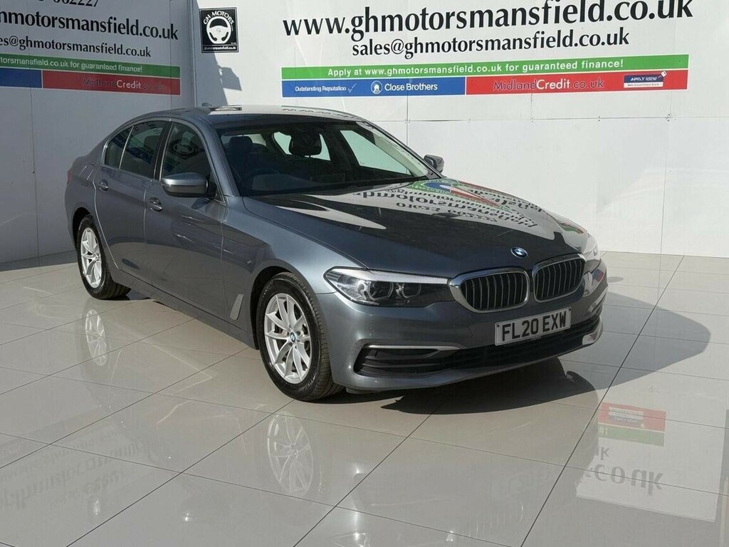 BMW 5 Series Saloon 2.0 520D Mht Se Euro 6 Ss 2020 Blue