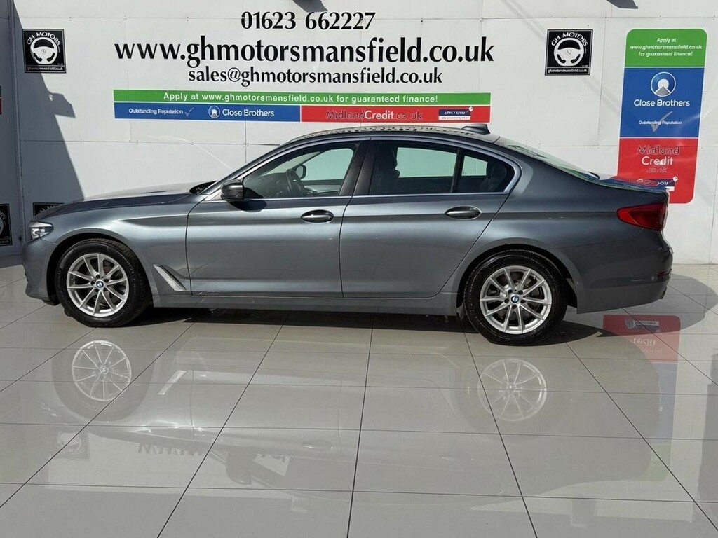BMW 5 Series Saloon 2.0 520D Mht Se Euro 6 Ss 2020 FL20EXW Blue #3