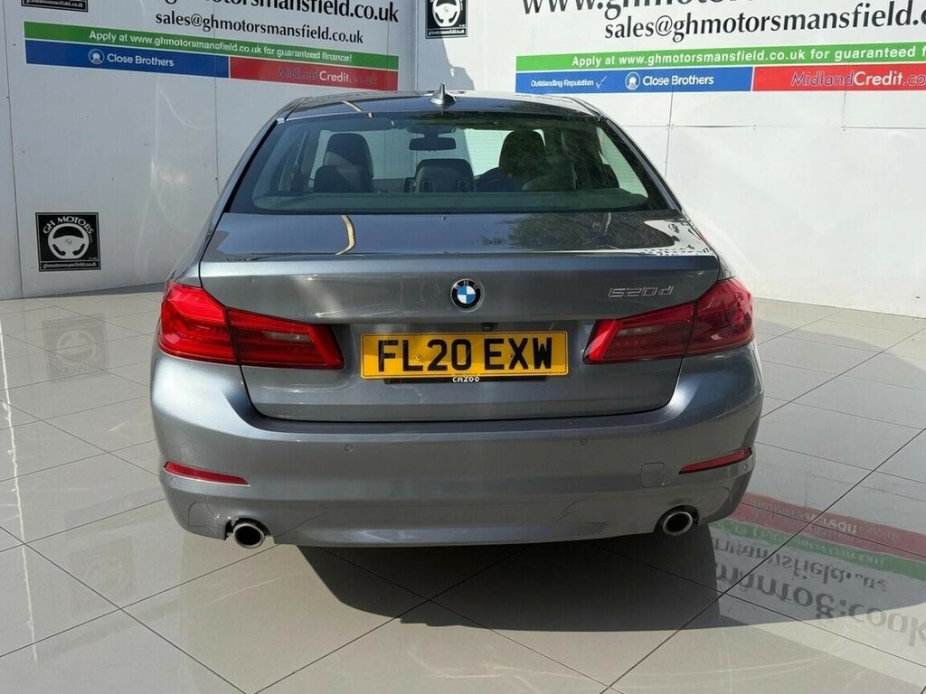 BMW 5 Series Saloon 2.0 520D Mht Se Euro 6 Ss 2020 FL20EXW Blue #4
