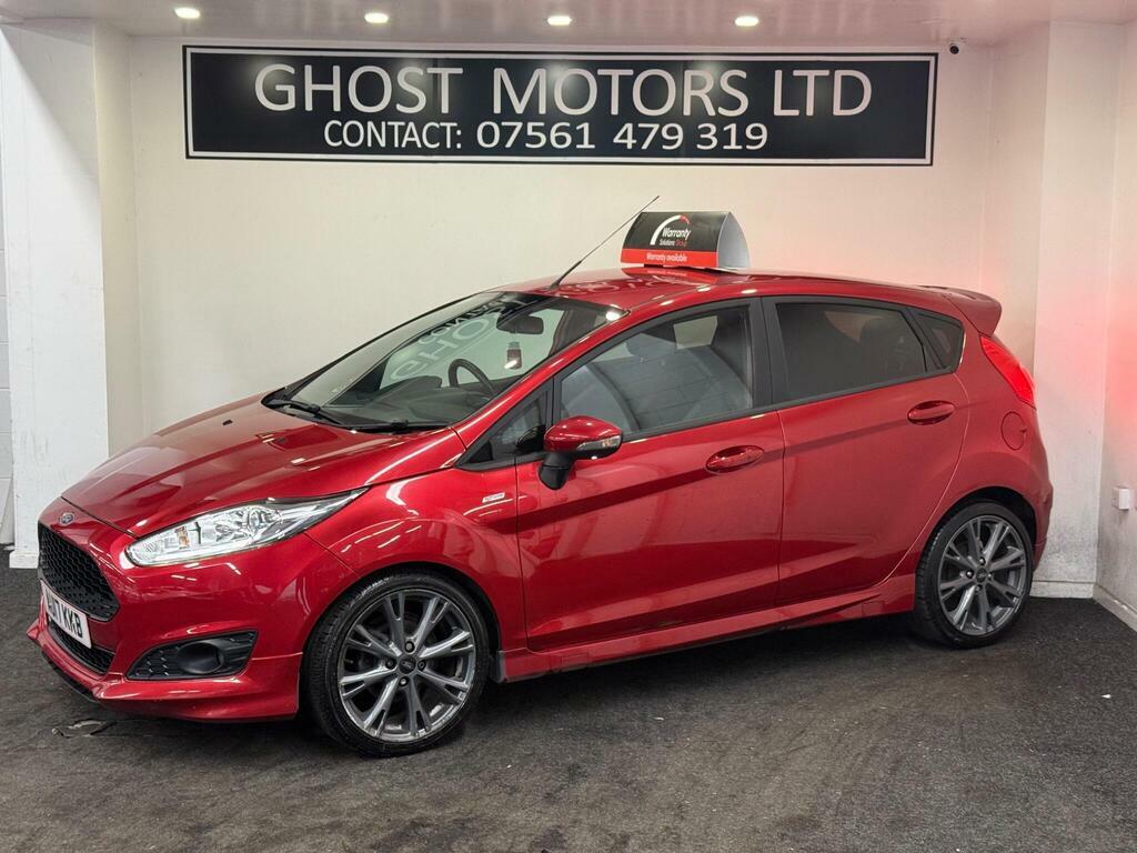 Ford Fiesta 1.0T Ecoboost St-line Euro 6 S S Red