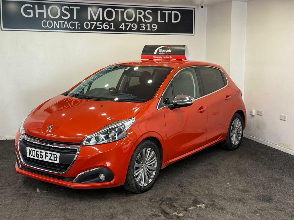 Peugeot 208 1.2 Puretech Allure Euro 6 K066FZB Orange #2