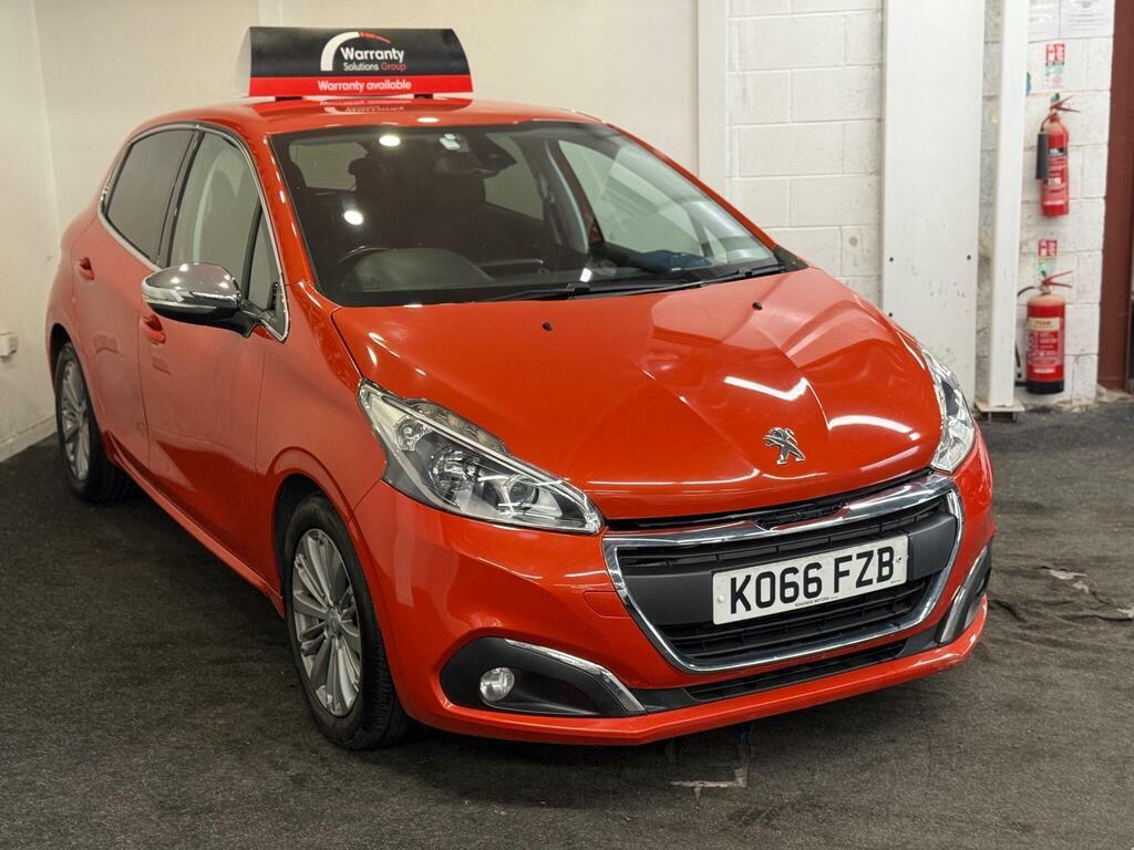 Peugeot 208 1.2 Puretech Allure Euro 6 K066FZB Orange #3