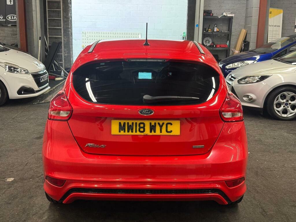 Ford Focus 1.0T Ecoboost St-line Euro 6 S S MW18WYC Red #4