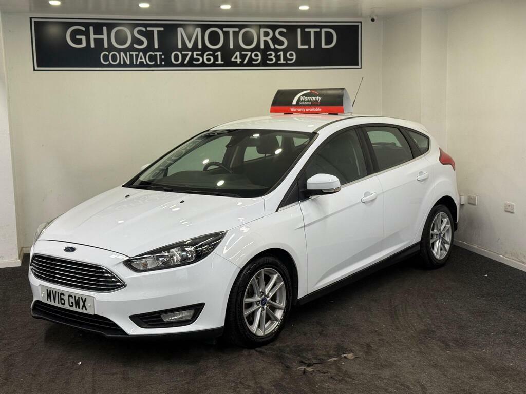 Ford Focus 1.0T Ecoboost Zetec Euro 6 S S MV16GWX White #2