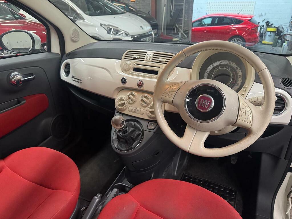 Fiat 500 Lounge White #9