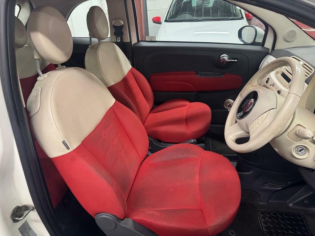 Fiat 500 Lounge White #8