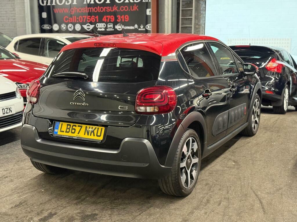 Citroen C3 1.2 Puretech Flair Nav Edition Euro 6 Black #4