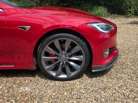 Tesla Model S P100dl Dual Motor Red #4