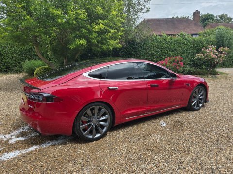 Tesla Model S P100dl Dual Motor Red #6