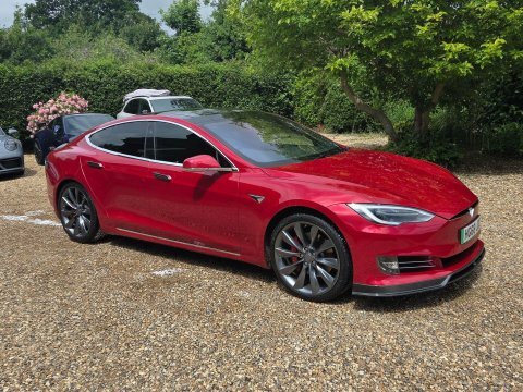 Tesla Model S P100dl Dual Motor Red #2