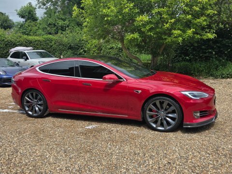 Tesla Model S P100dl Dual Motor Red #3