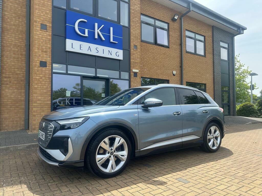 Audi Q4 E Tron 40 S Line Blue #3