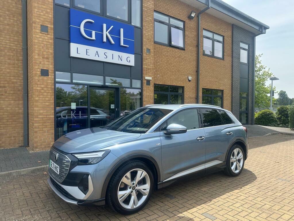 Audi Q4 E Tron 40 S Line Blue #2