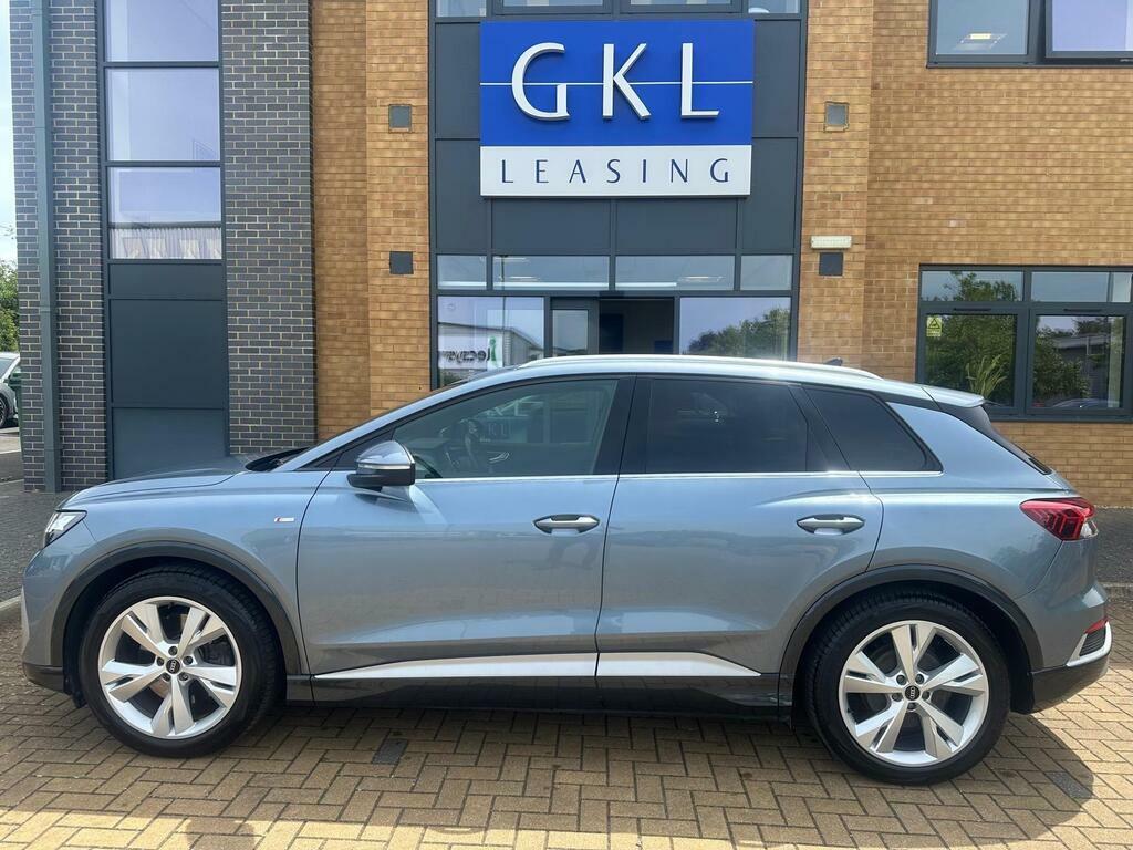 Audi Q4 E Tron 40 S Line Blue #4