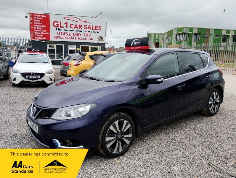 Nissan Pulsar N-tec Dig-tfull Historyrear Camerasat Blue