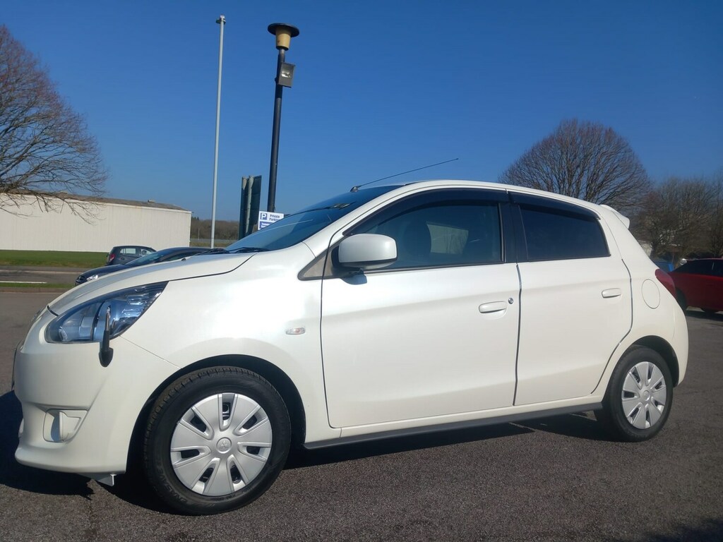 Mitsubishi Mirage 1.0 13K Only 13000 Miles CU15DCZ White #2