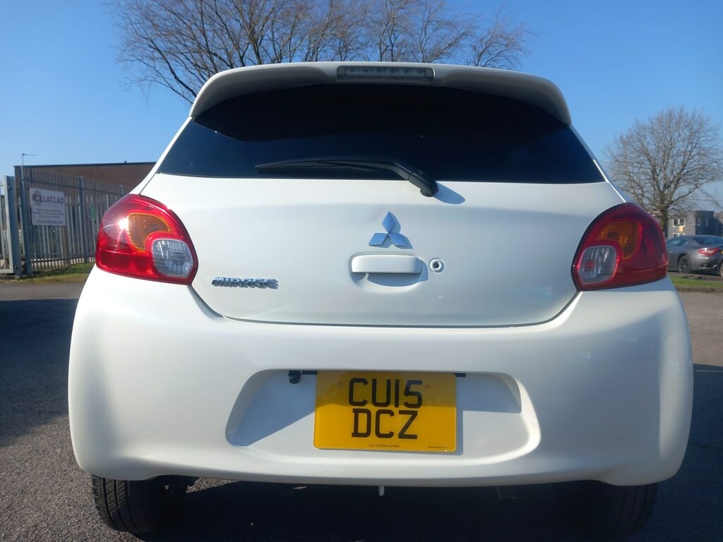 Mitsubishi Mirage 1.0 13K Only 13000 Miles CU15DCZ White #4
